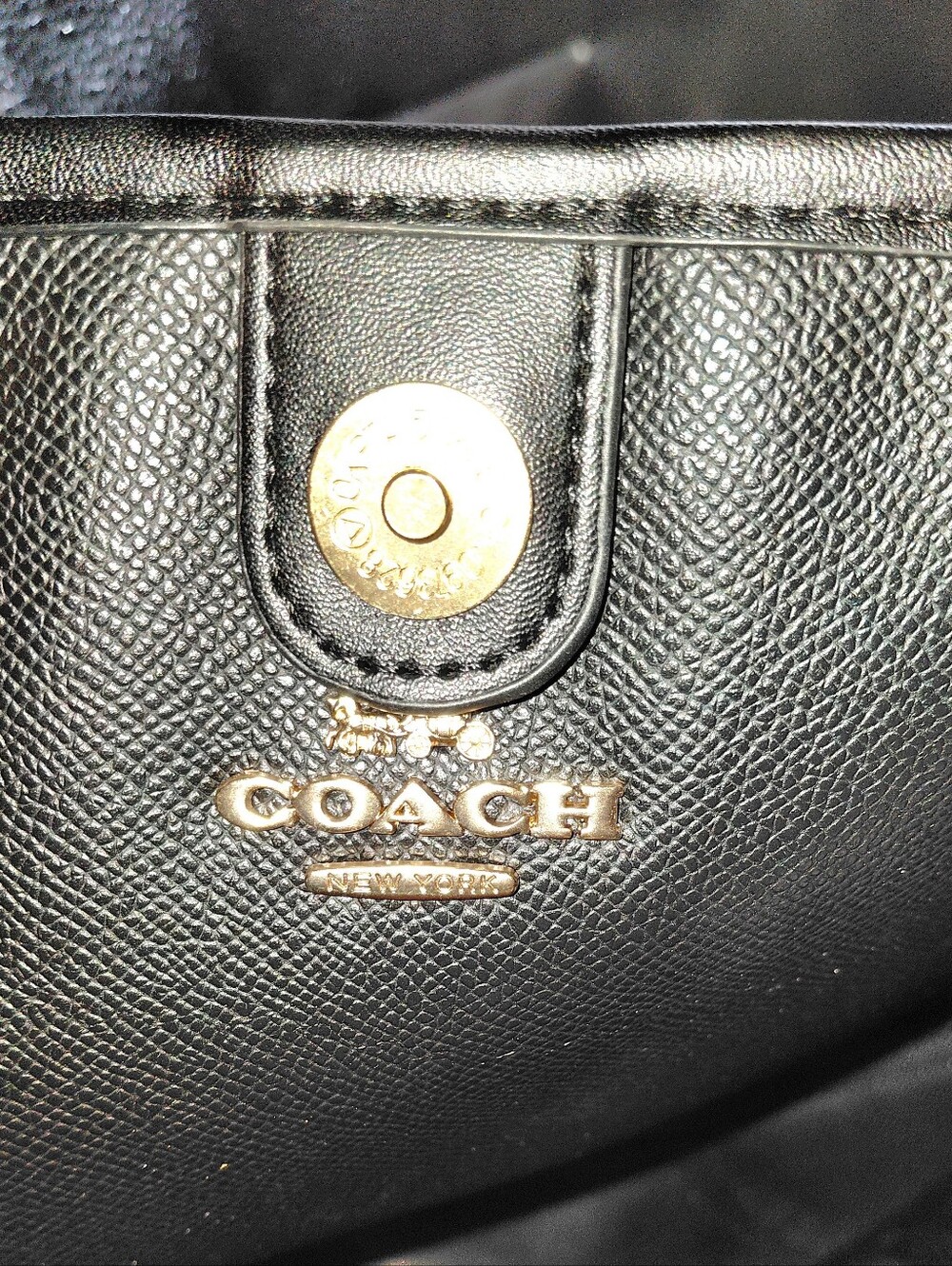 Coach Brown Signature Halloween Tote with Orange Pumpkin Charm A2254-CW450 - Picture 3 of 6